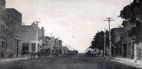 Main Street, Perham Minnesota, 1907