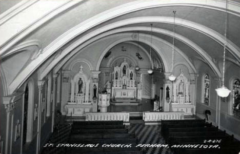 St. Stanislaus Church, Perham Minnesota, 1950's