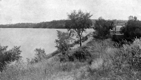 Scene on Big Pine Lake, Perham Minnesota, 1914