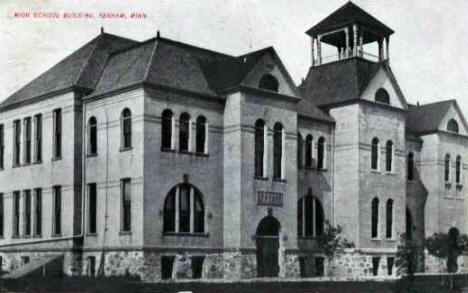 High School Building, Perham Minnesota, 1910