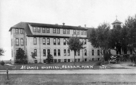 St. James Hospital, Perham Minnesota, 1920's