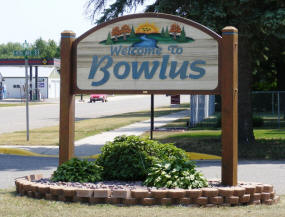 Welcome to Bowlus Minnesota Sign