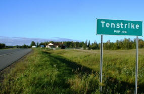 Tenstrike Minnesota Highway Sign