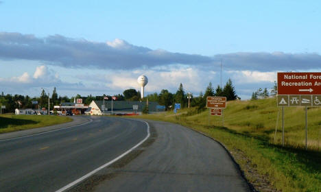 Entering Blackduck Minnesota on US Highway 71, 2004