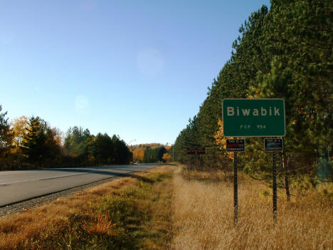 Entering Biwabik Minnesota, 2004