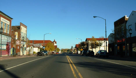 View of Downtown Biwabik Minnesota, 2004