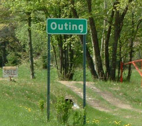 Outing Minnesota Sign