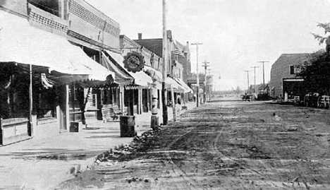 Main Street, Pine City Minnesota, 1908