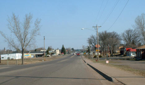 Street scene, Pine City Minnesota, 2007