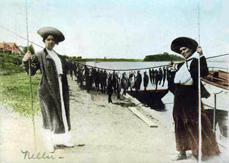 One hours catch at Lake Pokegama near Pine City Minnesota, 1908