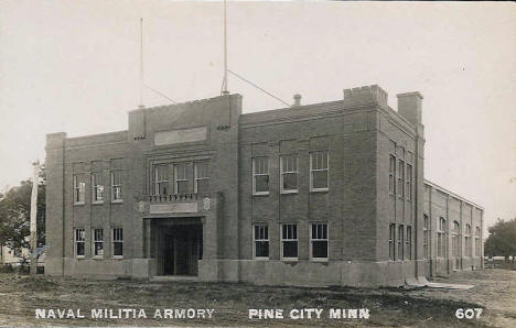 Armory at Pine City Minnesota, 1940's?