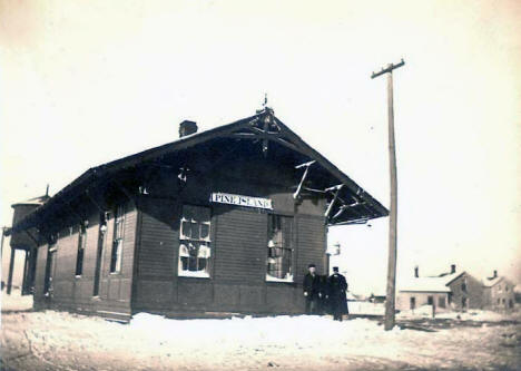 Depot, Pine Island Minnesota, 1905