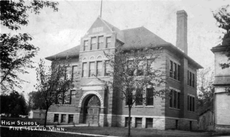 High School, Pine Island Minnesota, 1910
