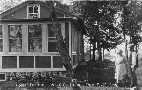 Indian Paradise, Whitefish Lake, Pine River Minnesota, 1931