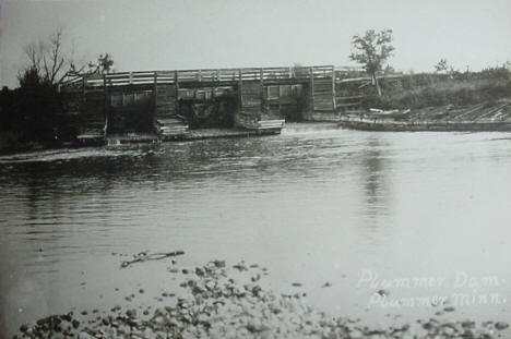 Plummer Dam, Plummer Minnesota, 1907