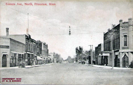 Eastern Avenue North, Princeton Minnesota, 1909
