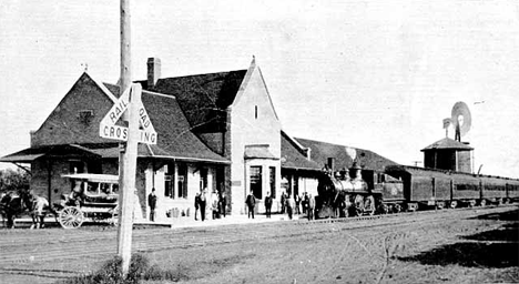 Great Northern Depot, Princeton Minnesota, 1905
