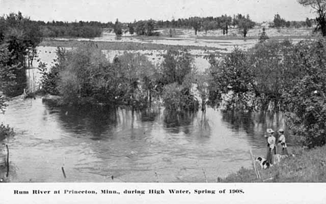 Rum River flood at Princeton Minnesota in the spring of 1908