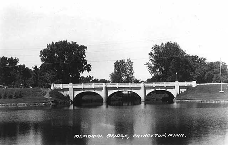Memorial Bridge, Princeton Minnesota, 1940