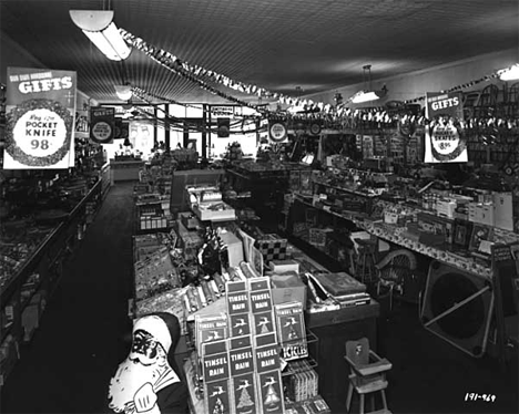 Interior, hardware store in Princeton Minnesota, 1949