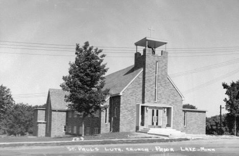 St. Paul's Lutheran Church, Prior Lake Minnesota, 1950's