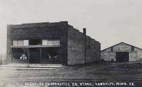 Randolph Cooperative Store, Randolph Minnesota, 1921