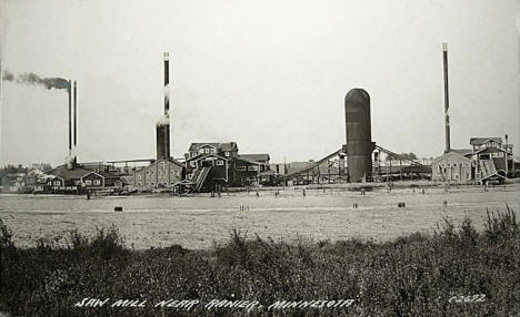 Saw Mill, Ranier Minnesota, 1920's