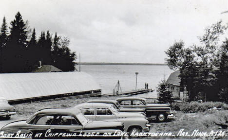 Boat Basin at Chippewa Lodge, Ray Minnesota, 1950's