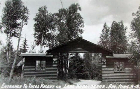 Yates Resort on Lake Kabetogama, Ray Minnesota, 1940's?