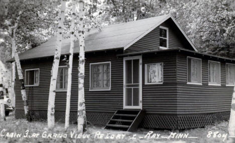 Cabin 3 at Grand View Resort, Ray Minnesota, 1940's?