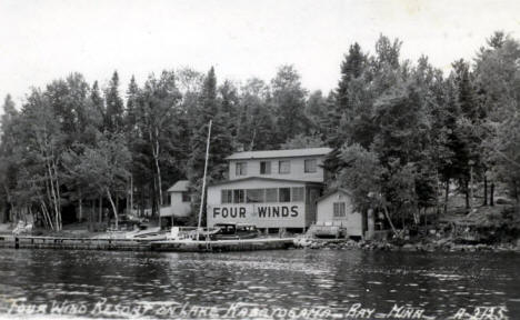 Four Winds Resort on Lake Kabetogama, Ray Minnesota, 1940's