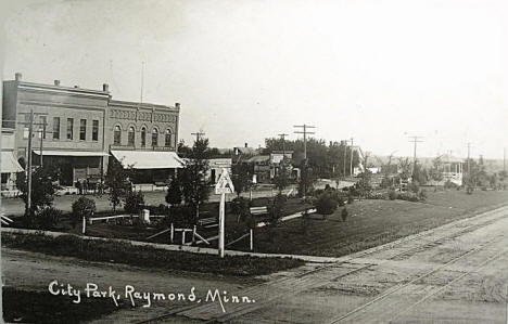 City Park, Raymond Minnesota, 1915