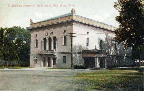 Sheldon Memorial Auditorium, Red Wing Minnesota, 1908