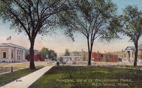 Broadway Park, Red Wing Minnesota, 1914