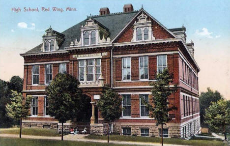 High School, Red Wing Minnesota, 1908