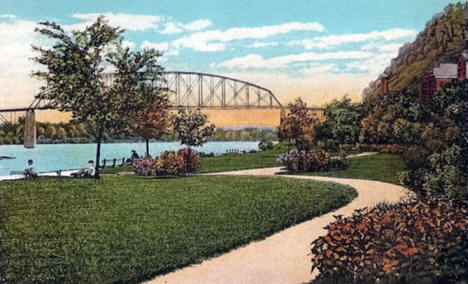 Levee Park, Red Wing Minnesota, 1920's