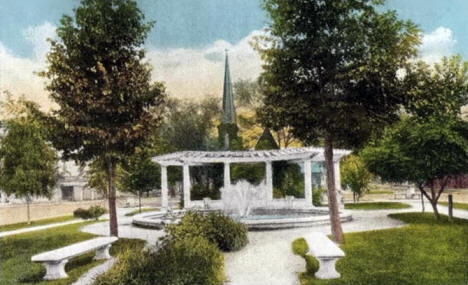 Central Park and Pergola, Red Wing Minnesota, 1930's