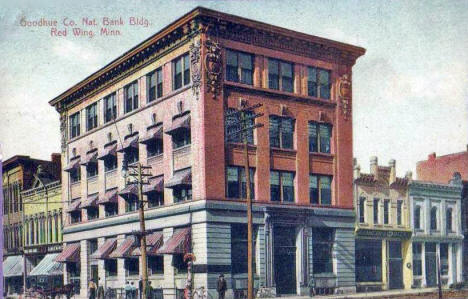Goodhue County National Bank Building, Red Wing Minnesota, 1910's