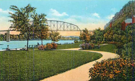 Levee Park, Red Wing Minnesota, 1930's
