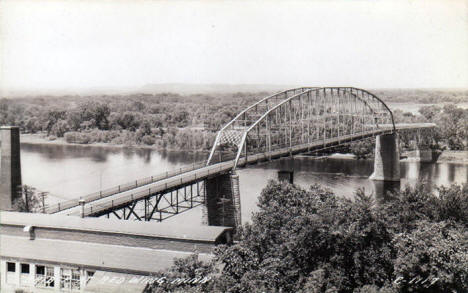 Mississippi River Bridge, Red Wing Minnesota, 1940's