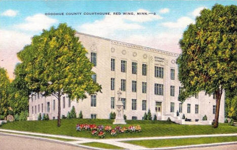 Goodhue County Courthouse, Red Wing Minnesota, 1940's