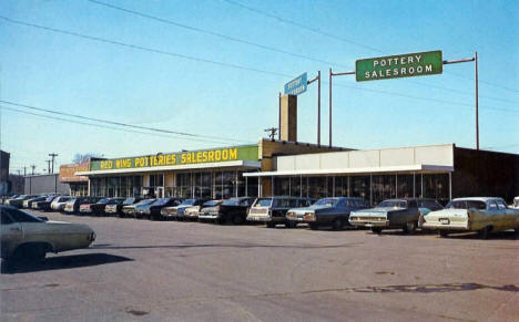 Red Wing Pottery Showroom, Red Wing Minnesota, 1971