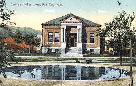 Carnegie-Lawther Library, Red Wing Minnesota, 1910