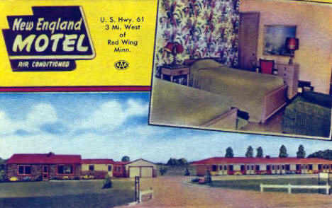 New England Motel, Red Wing Minnesota, 1956