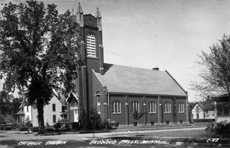 Catholic Church, Redwood Falls Minnesota, 1950's