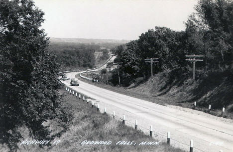 Highway 19, Redwood Falls Minnesota, 1946