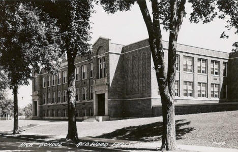 High School, Redwood Falls Minnesota, 1950's