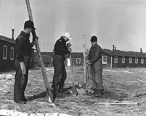 German prisoner of war camp, Remer Minnesota, 1944