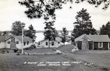 Thunder Lake Lodge, Remer Minnesota, 1940's