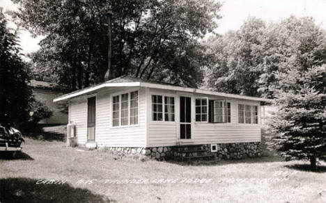 Cabin at Thunder Bay Lodge, Remer Minnesota, 1960